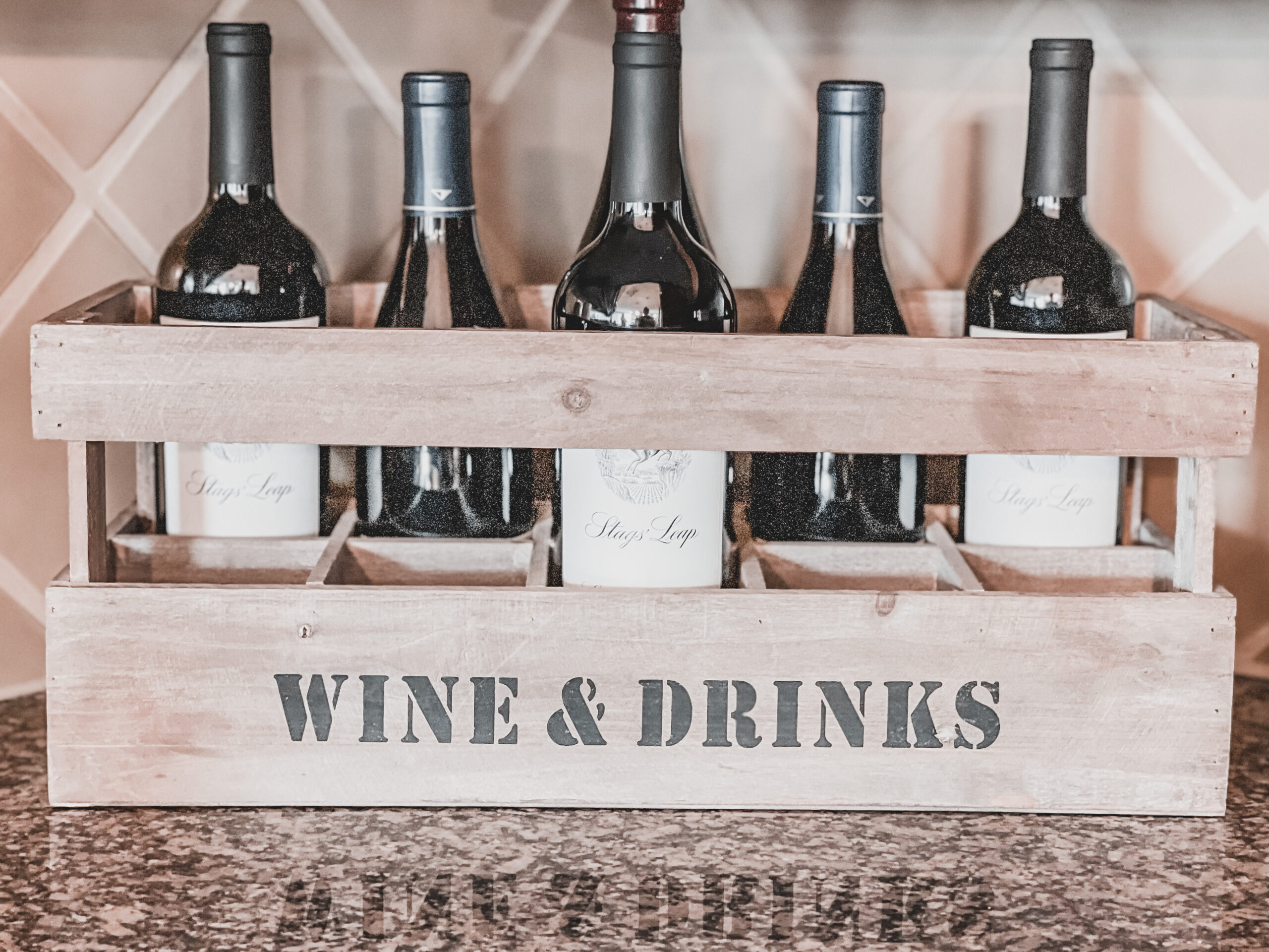 wine bottles